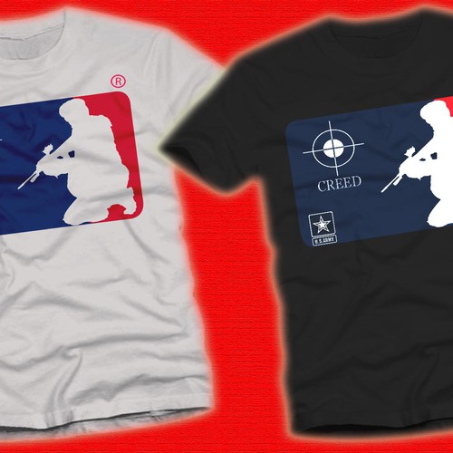 Help Major League Armed Forces with a new t-shirt design Diseño de GDProfessional