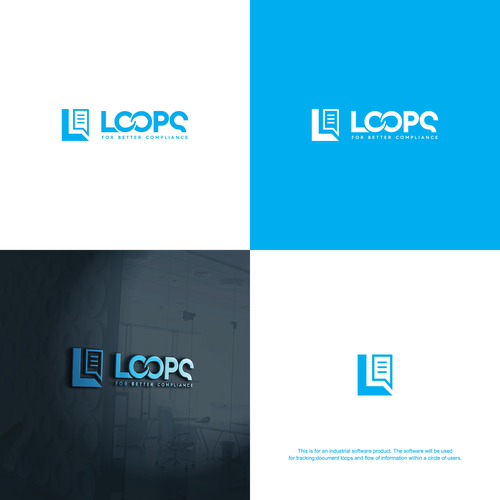 Loops – A logo for software that is meant to take off Réalisé par peadaksa