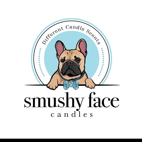 funny valentine candle, smells like I don't have a french bulldog