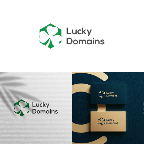 Design a logo and business card for LuckyDomains.io Design by Al-Battar™