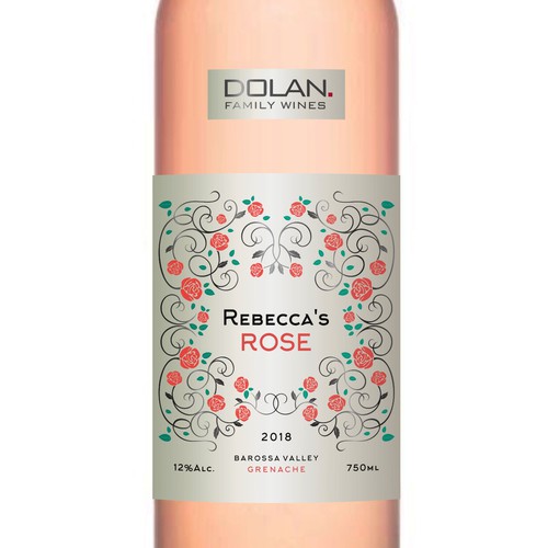 Design an Australian rose wine label Design by milten