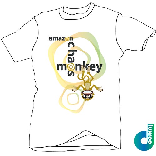Design di Design the Chaos Monkey T-Shirt di luxroo