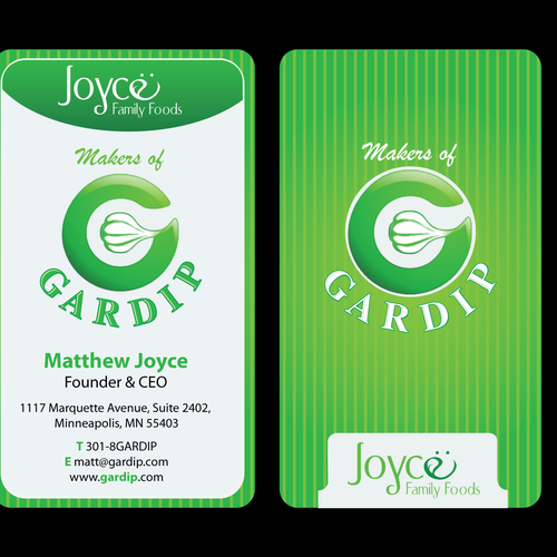 New stationery wanted for Joyce Family Foods Ontwerp door fastdesign86