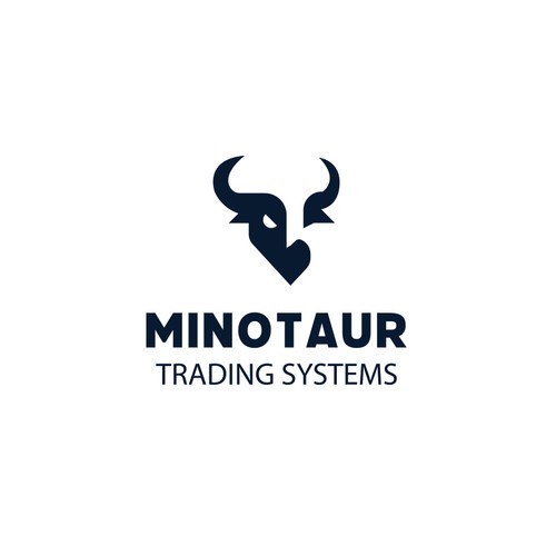 Powerful bull inspired logo for automated trading systems Design by logorad