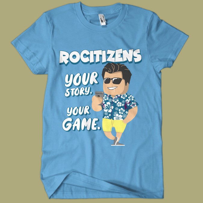 Create A Unique T Shirt Graphic For Popular Roblox Game - how to make a game like rocitizens on roblox