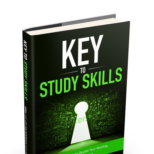 Design a book cover for "The Key to Study Skills:  Simple Strategies to Double Your Reading, Memory, and Focus" book Design by praveen007