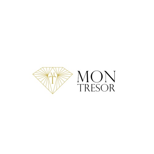 Unique Jewellery brand logo design Design by DesignByLupi