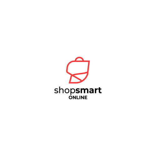 "SHOPSMART ONLINE" BRAND LOGO Design by suzie