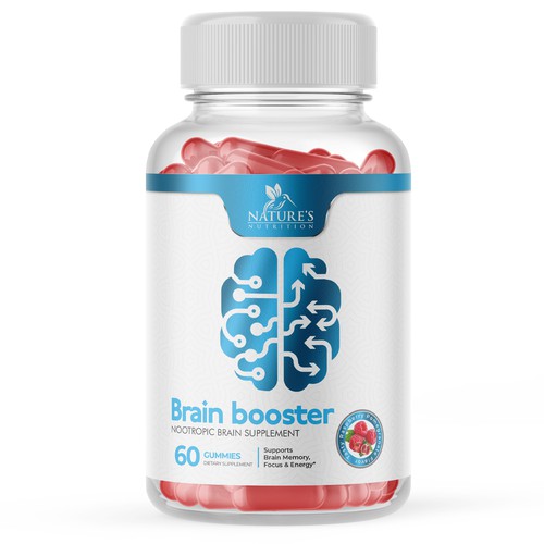 Brain Booster Supplement Design Needed for Nature's Nutrition Design by UnderTheSea™