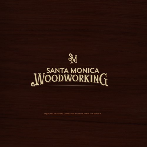 Santa Monica Woodworking Logo Logo Design Wettbewerb