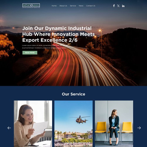 We need a web design for an Export Processing Zone in Kenya Design by Digitechtic