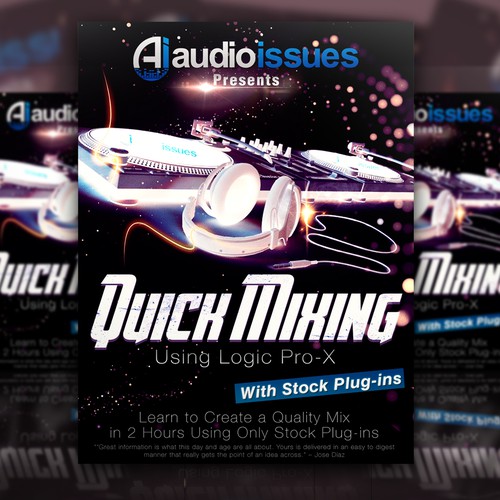 Create a Music Mixing Poster for an Audio Tutorial Series Réalisé par Designs_DK