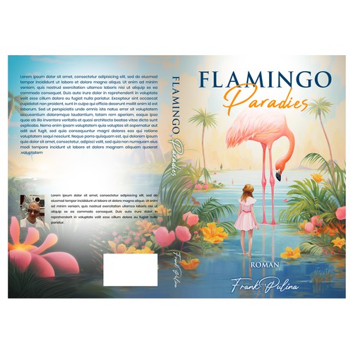 Flamingo Paradies Book Cover Design by MbahDjoyo