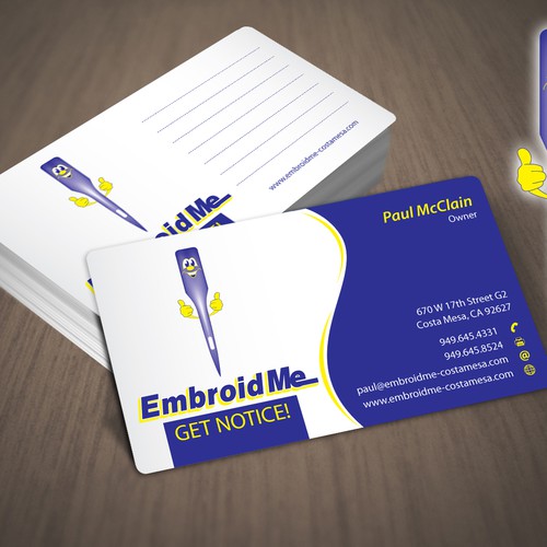 New stationery wanted for EmbroidMe  Design von Brand War