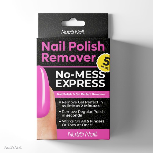 Nutra Nail Gel Remover Design by Seif.