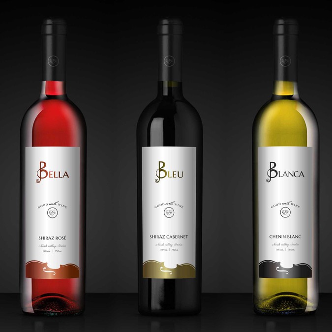 Wine Label For Premium Indian Wine Producer Product Label
