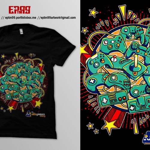 *Guaranteed Prize* Create a cool video game related T-shirt for AbleGamers charity Design by Eko Pratama - eptm99
