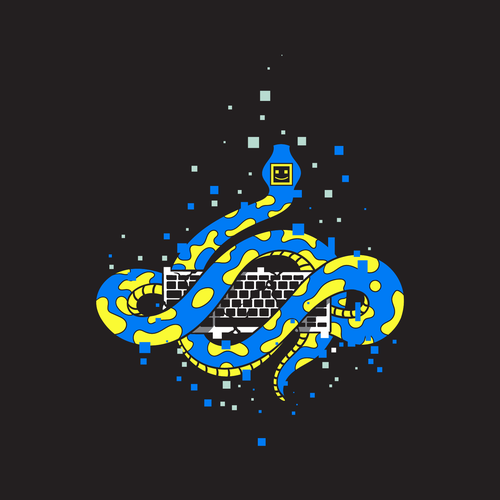 Design a Python language themed T-Shirt you would buy Design by abiedt