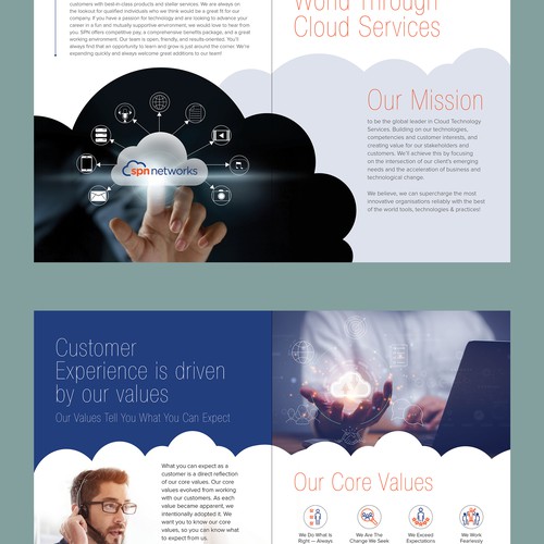 Technology Provider - Company Booklet Brochure Design by Create4Design