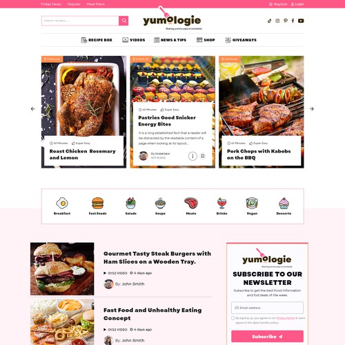 Web page design contest entry by OMGuys™