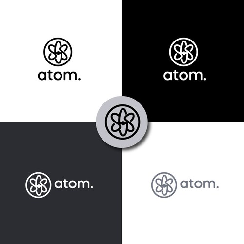 Create Atom Symbol In Shape of Letter "S" Design von Design.artz Studio