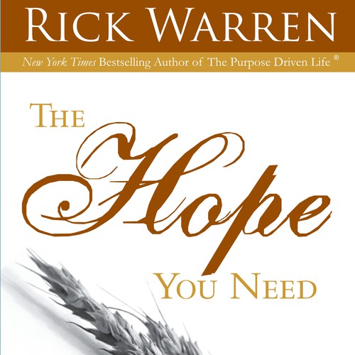 Design Rick Warren's New Book Cover Diseño de thedesigndepot2