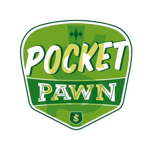 Create a unique and innovative logo based on a "pocket" them for a new pawn shop. デザイン by MW Logoïst♠︎