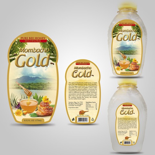 product packaging for Mombacho Gold Design por GM Studio