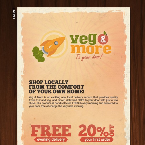 Veg & More needs an eye catching leaflet design! Diseño de Sheko0013