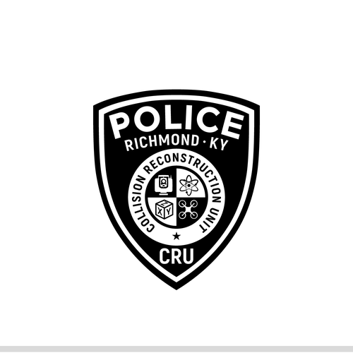 Police Department - Collision Reconstruction Shoulder Patch Design by MicheAngeline