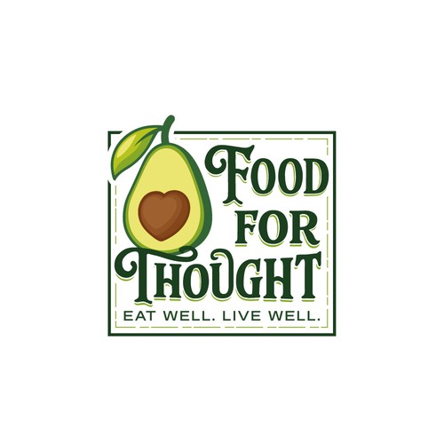 Fresh, Playful Island-Inspired Logo for Food For Thought – Organic Café & Market in the Florida Keys Design by marianaa