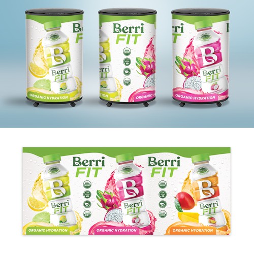 Branded Beverage Cooler Design by maxgraphic