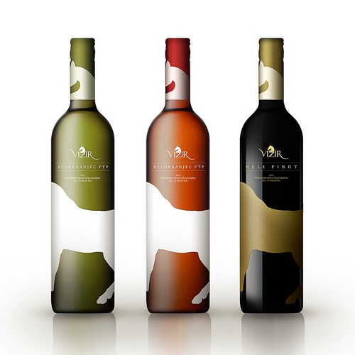 Bottle label design for wine cellar Vizir Ontwerp door Despect