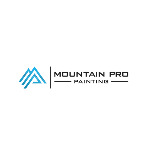 High-end, tech-focused Colorado painting company brand package Design by adam.h™