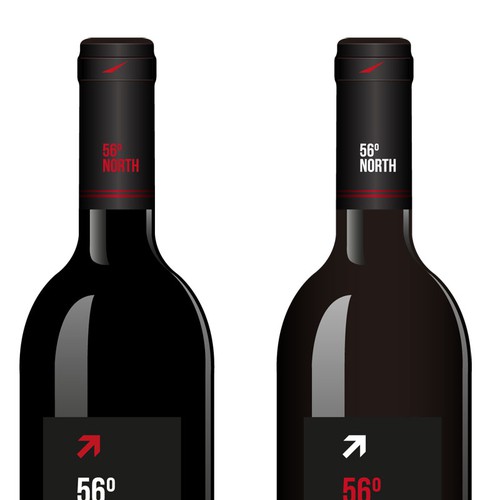 Wine label for new wine series for Guldbæk Vingård Design by Ricardocacildo