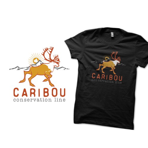 Logo design to help raise funds for Caribou species at risk in canada.-ontwerp door TinyTigerGrafix