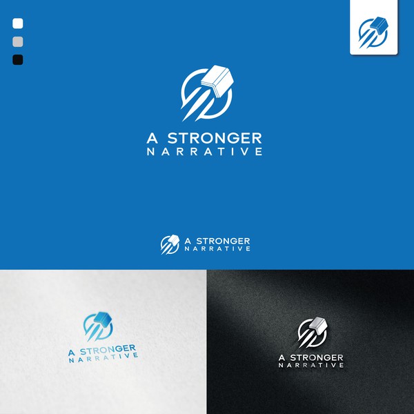 Design by Mikacro1 titled "a stronger narative logo"
