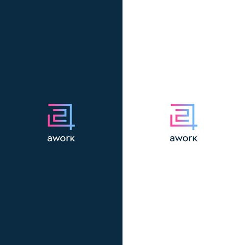 New logo for AI-based productivity software "awork" Diseño de Lumbeard
