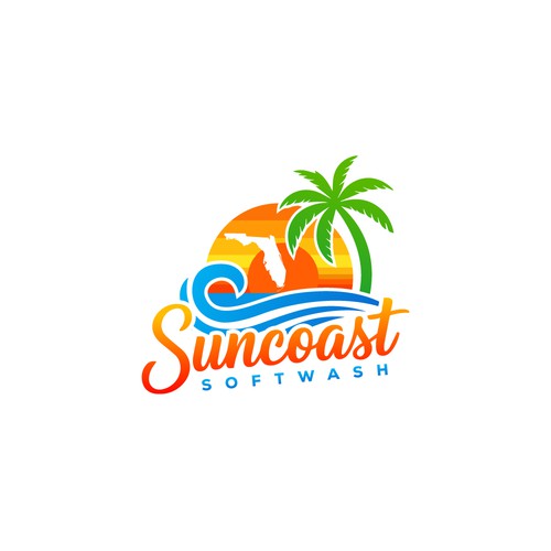A logo for a softwash company that is appealing and inviting Diseño de CreCreature