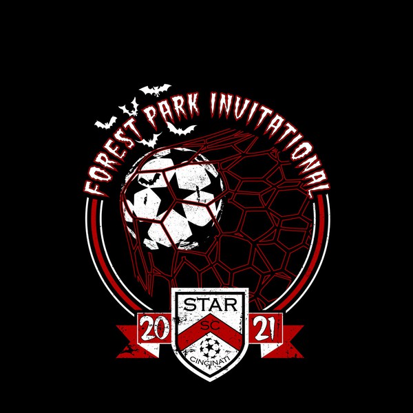 Apparrel Design to promote Annual Soccer Club Tournament that appeals to youth and teens.