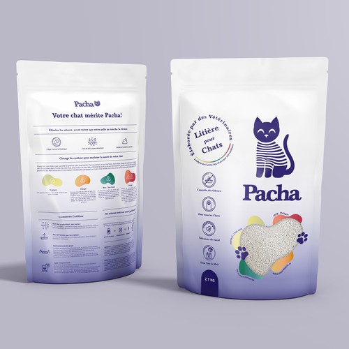 Cat Litter startup Minimalistic packaging - Contest Design by Inmyde