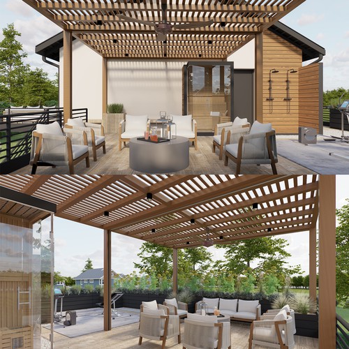 Ideation: Roof Top Terrace Design by Muzaena