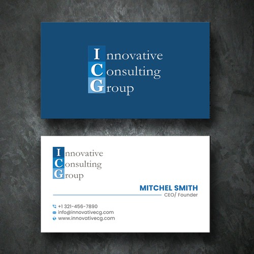 ICG Business Cards Design by Create_Point