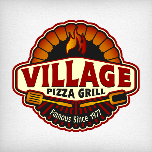 Village Pizza Grill Needs A Powerful New Logo That Stands Out Wettbewerb In Der Kategorie Logo 99designs