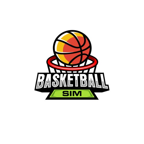 Basketball Simulator Logo Design Design by Mindtrick72