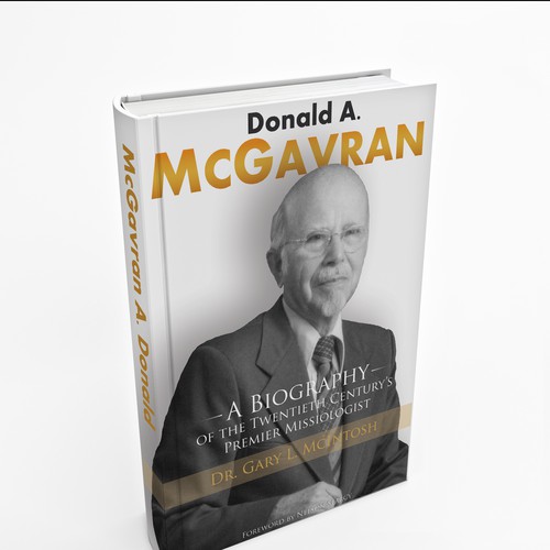 Create a compelling book cover design for an academic biography for Christian pastors and students Design by Bogdan Savu