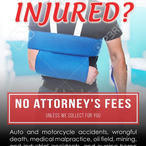 Personal injury lawyer needs eye-catching print ad | Other business or ...