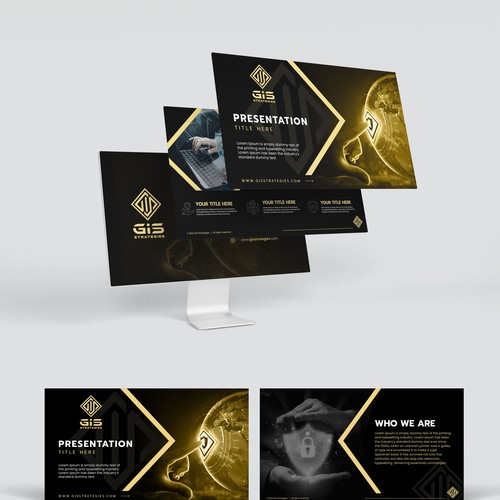 GIS Powerpoint Design by vcreatived