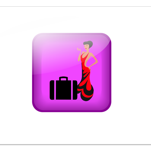 Create the next icon or button design for Fly Over Chic Design por MihaDesigns