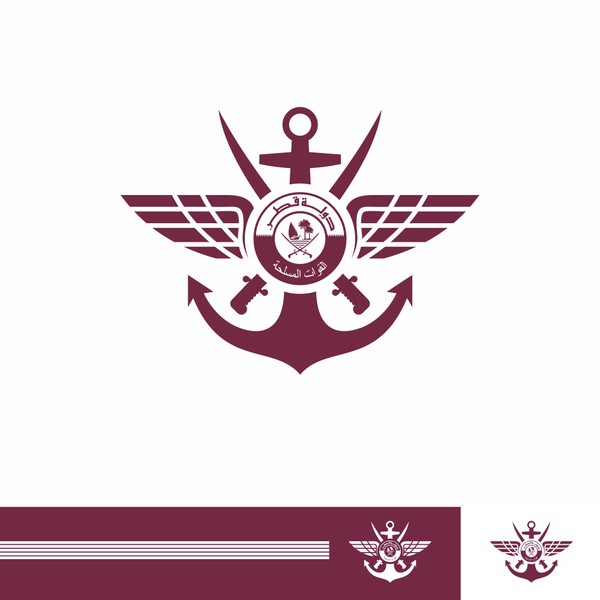 Modernizing a classic crest of the Qatar Armed Forces